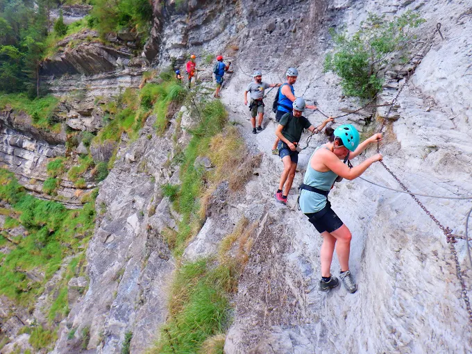 Vías ferratas guiado en el Pirineo Aragonés