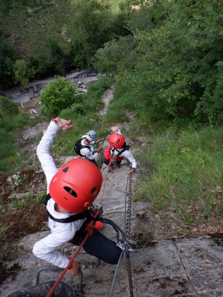 Vía Ferrata Infantil Los Duendes guiado en el Pirineo Aragonés